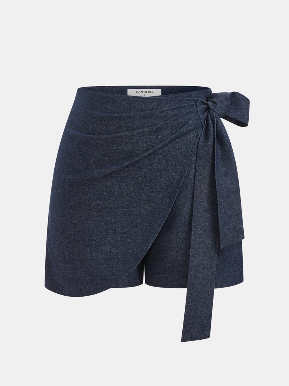Commense Tie Waist Wrap Skort